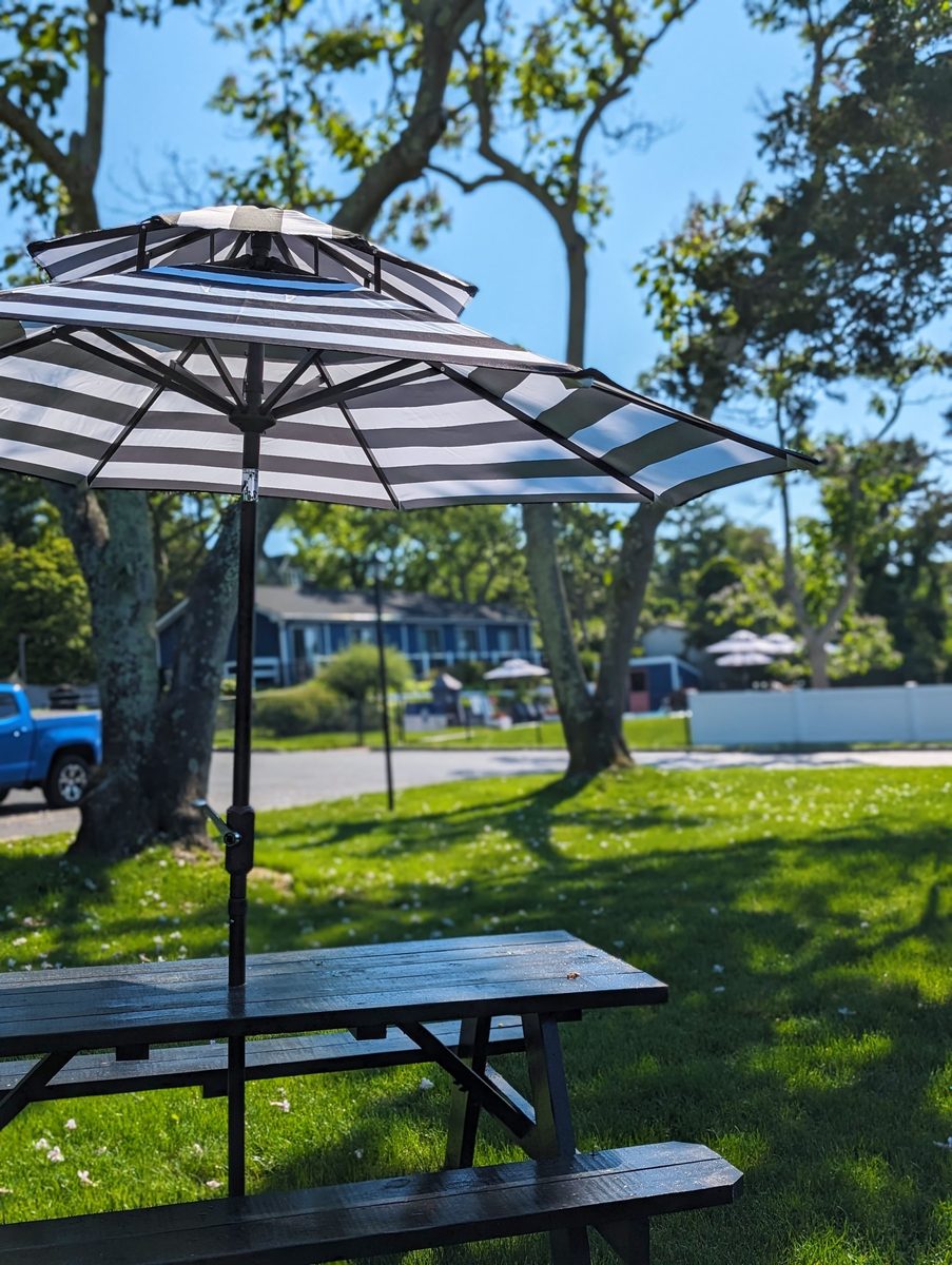 Playground area at Ocean View Terrace Inn Hampton Bays