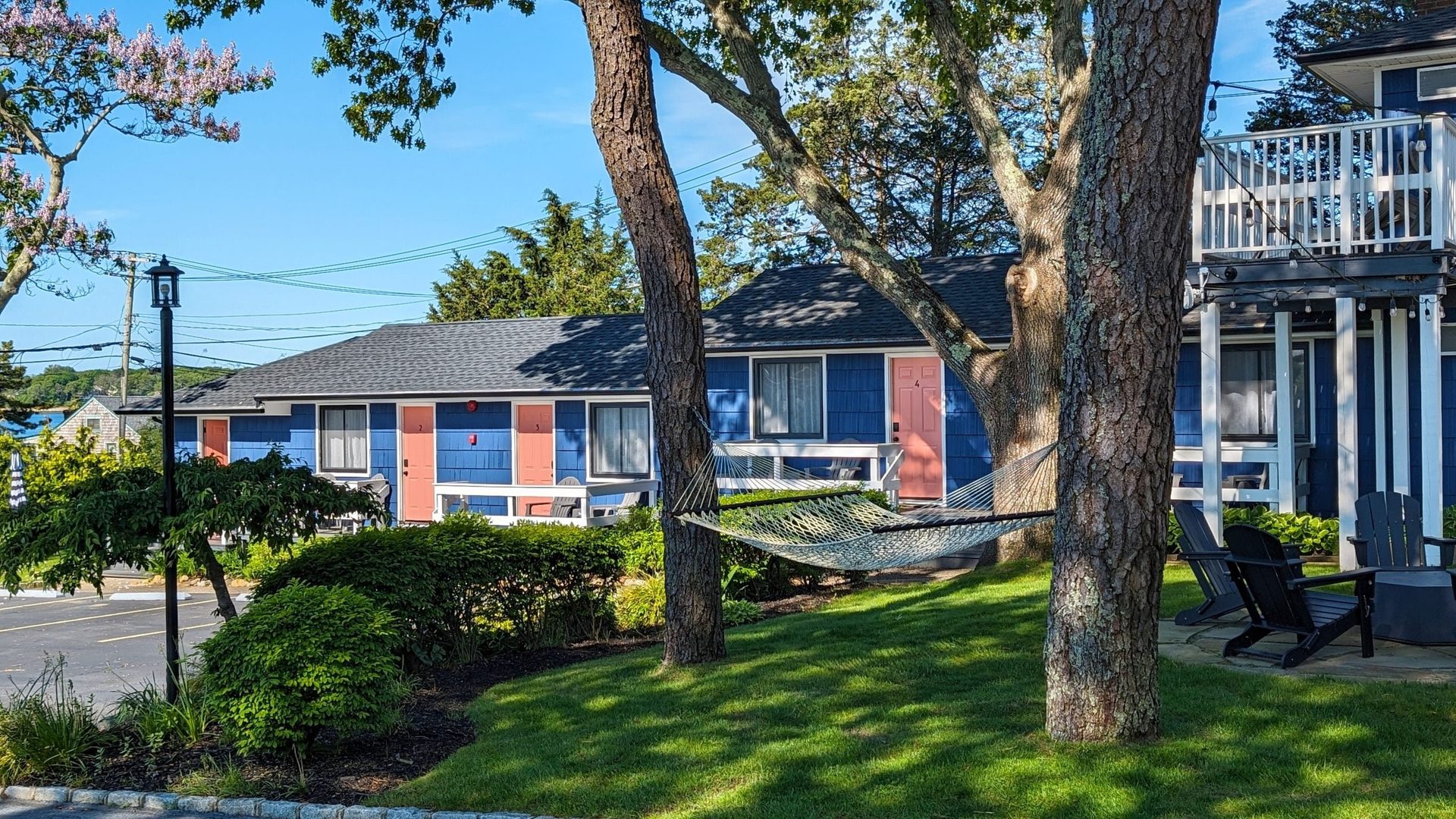 Ocean View Terrace Inn property overlooking Shinnecock Bay