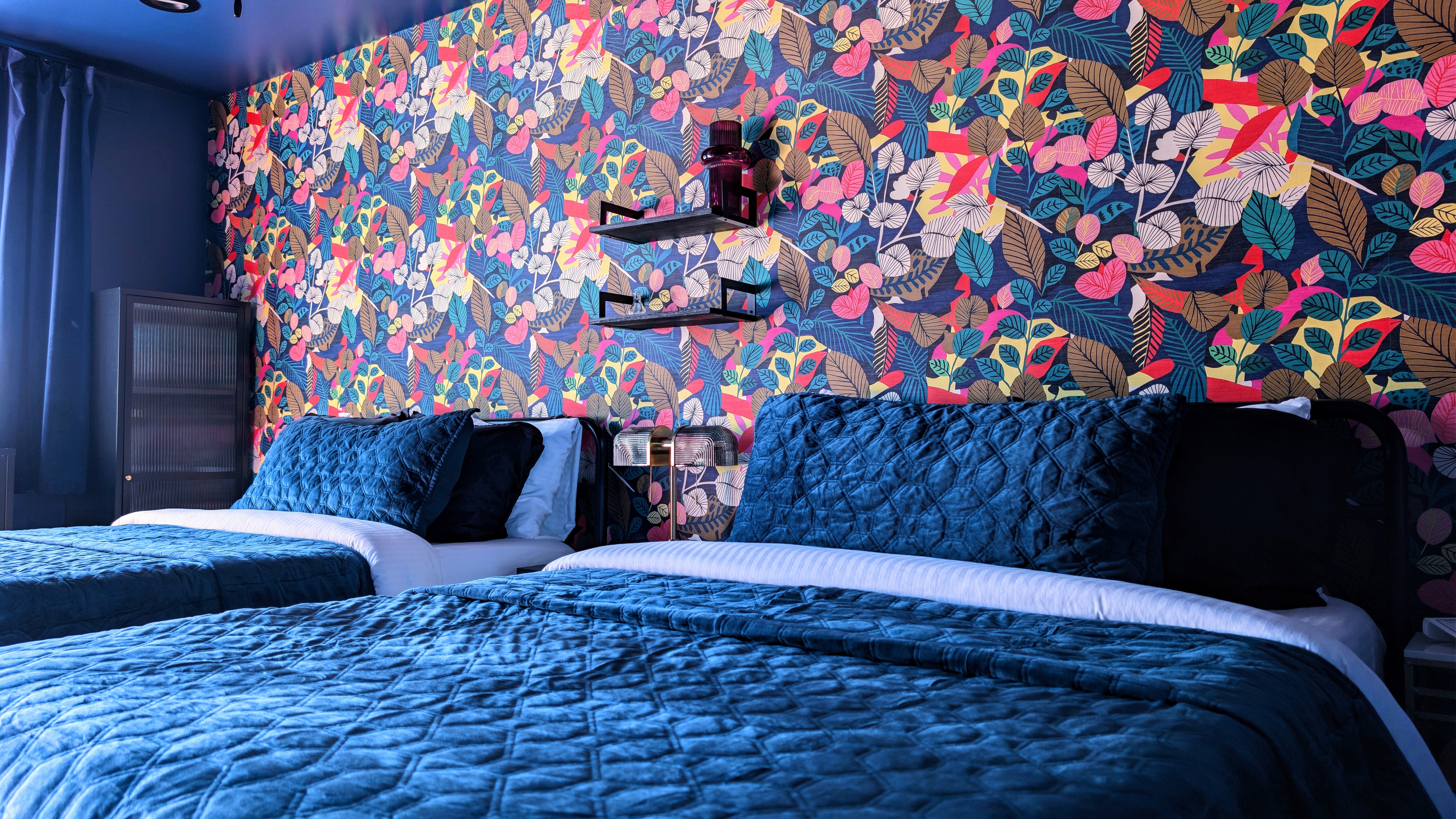 Standard rooms with full beds, twin XLs, and kitchenettes at Ocean View Terrace Inn, Hampton Bays, NY